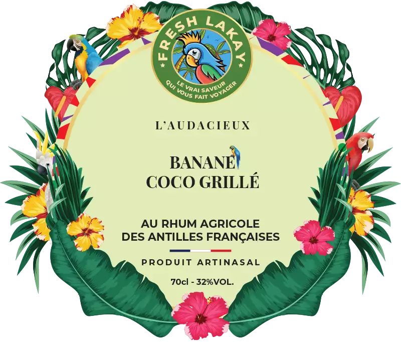 L’audacieux (Banane et Coco Grillé)