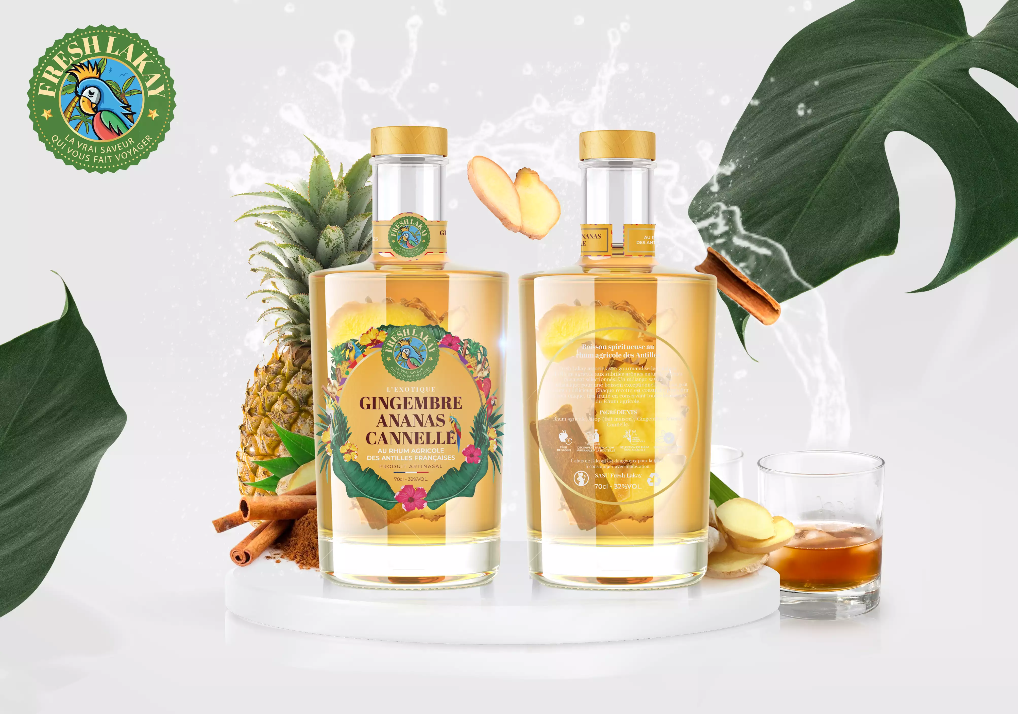 La bienfaisante (Gingembre Ananas Cannelle )