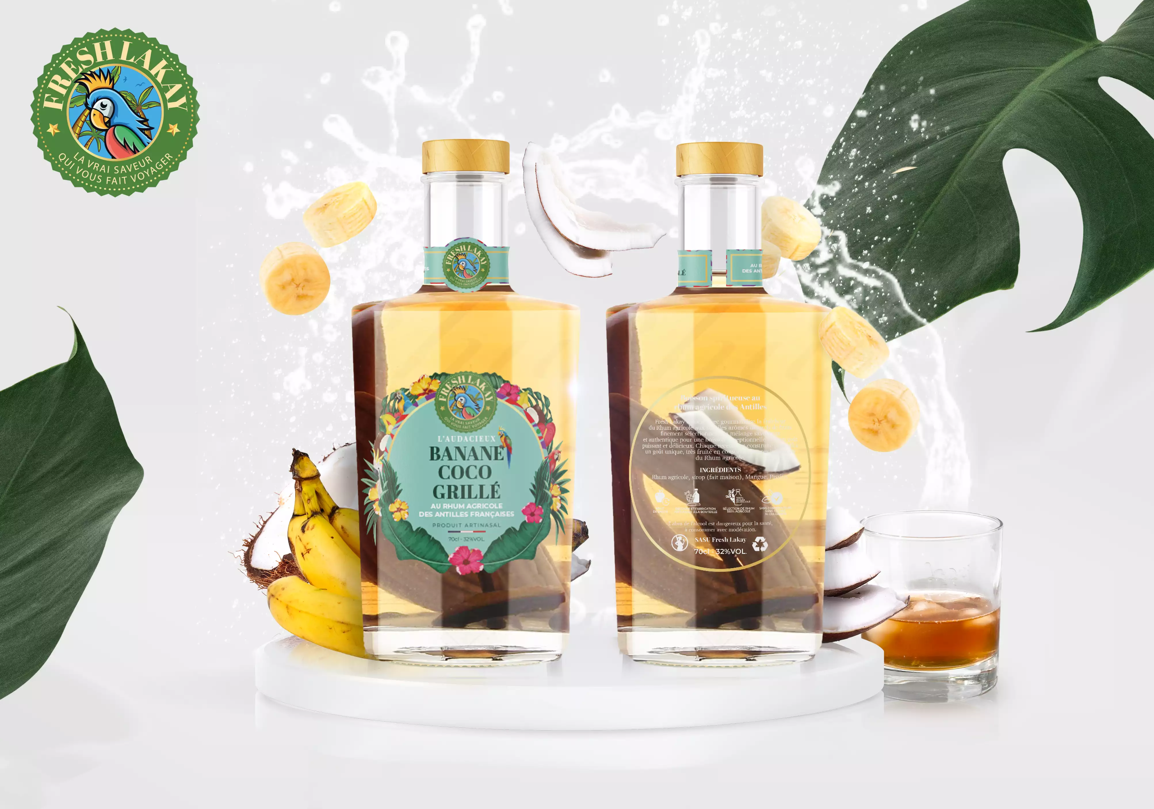 L’audacieux (Banane et Coco Grillé)